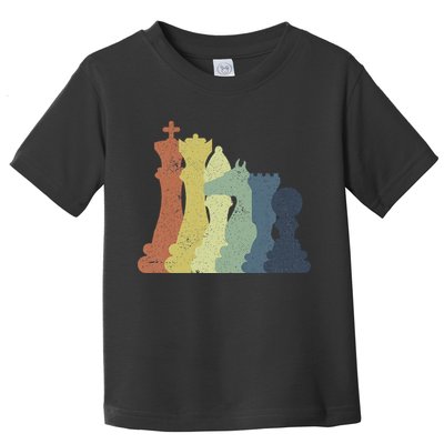Retro Chess Outfit Chess Player Toddler T-Shirt