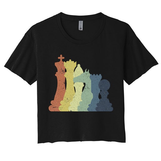 Retro Chess Outfit Chess Player Crop Top