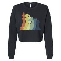 Retro Chess Outfit Chess Player Cropped Pullover Crew