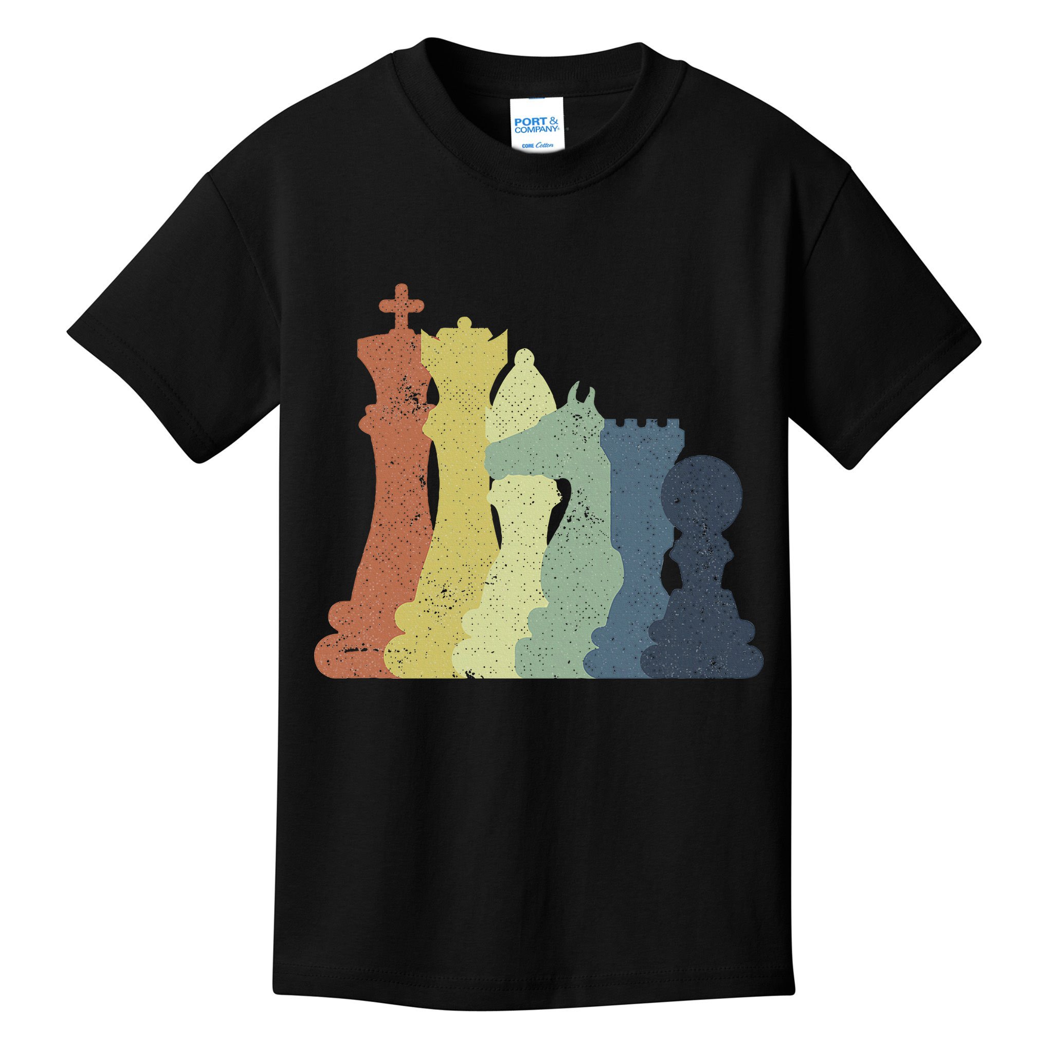Retro Chess Outfit Chess Player Kids T-Shirt