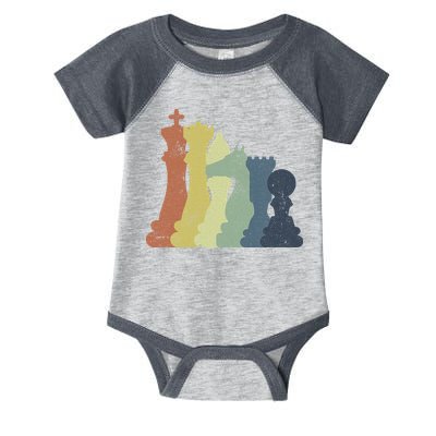 Retro Chess Outfit Chess Player Infant Baby Jersey Bodysuit
