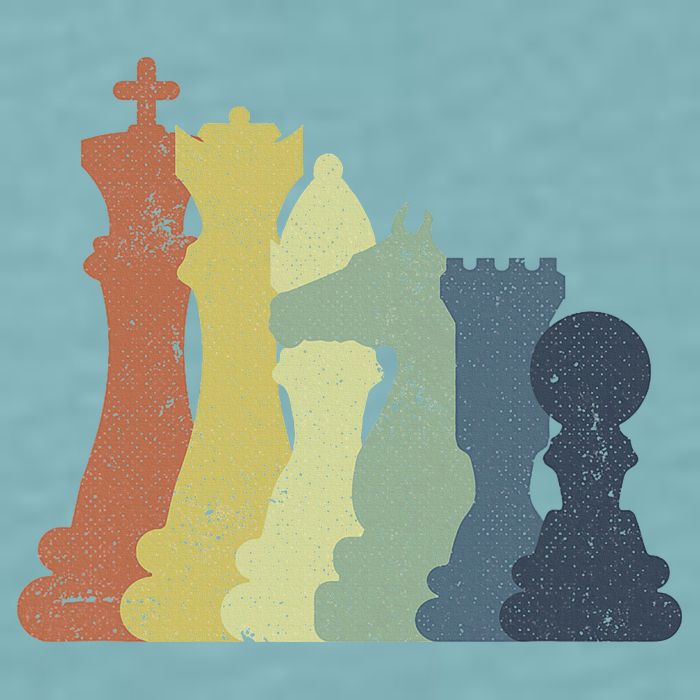 Retro Chess Outfit Chess Player Sueded Cloud Jersey T-Shirt