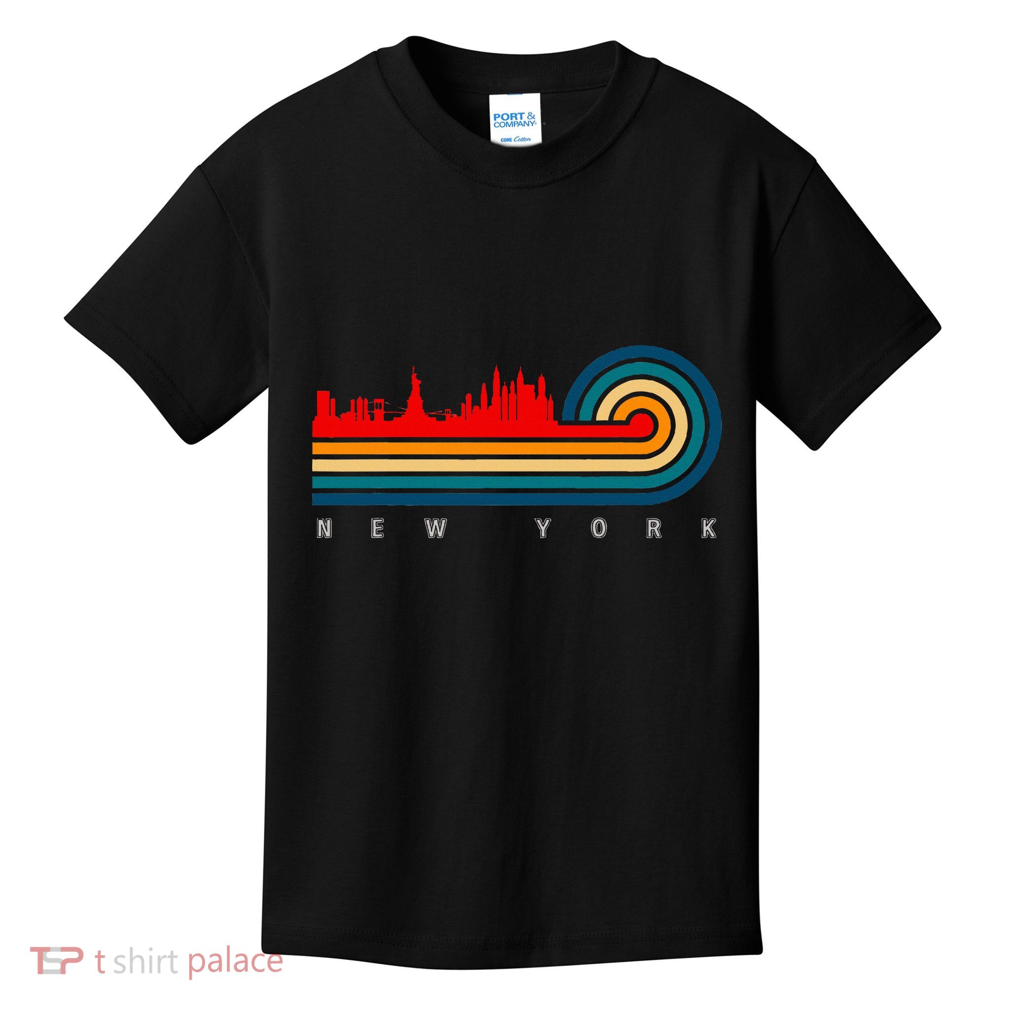 Retro City Of New York Kids T-Shirt