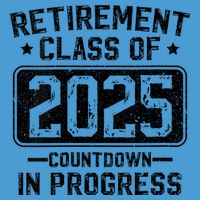 Retirement Class Of 2025 Countdown In Progress Tie Dye Hoodie