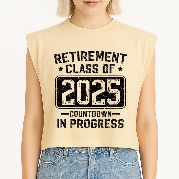 Retirement Class Of 2025 Countdown In Progress Garment-Dyed Women's Muscle Tee