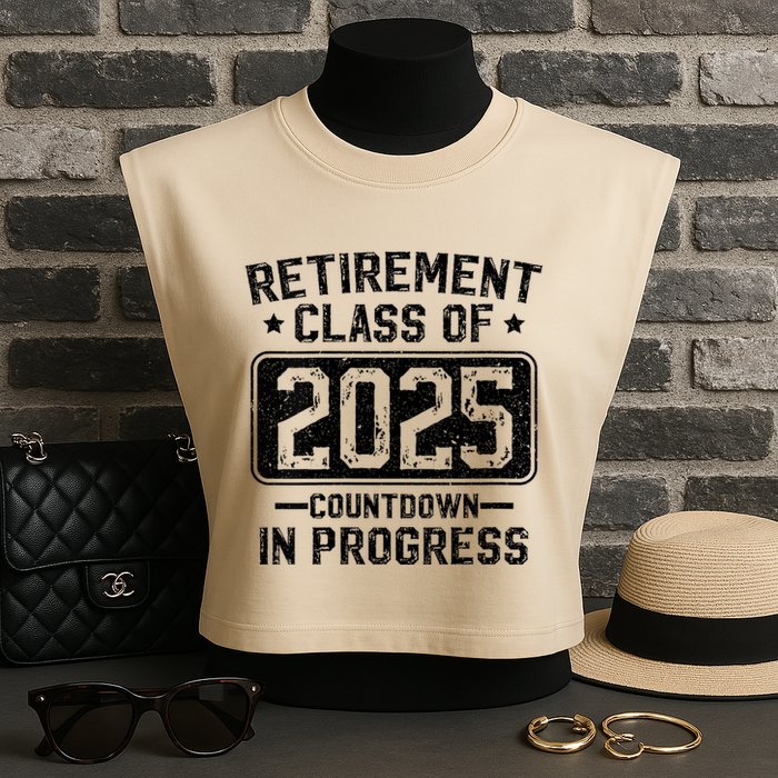 Retirement Class Of 2025 Countdown In Progress Garment-Dyed Women's Muscle Tee