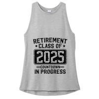 Retirement Class Of 2025 Countdown In Progress Ladies PosiCharge Tri-Blend Wicking Tank