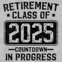 Retirement Class Of 2025 Countdown In Progress Ladies PosiCharge Tri-Blend Wicking Tank
