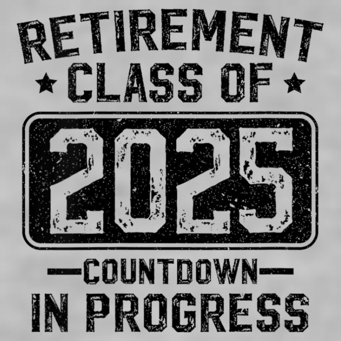 Retirement Class Of 2025 Countdown In Progress Ladies PosiCharge Tri-Blend Wicking Tank