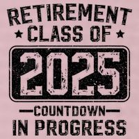 Retirement Class Of 2025 Countdown In Progress 25L Jumbo Tote