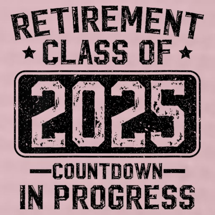 Retirement Class Of 2025 Countdown In Progress 25L Jumbo Tote