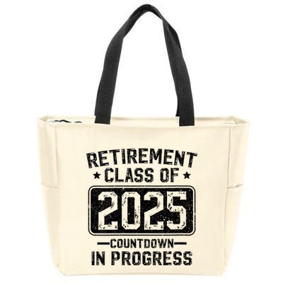 Retirement Class Of 2025 Countdown In Progress Zip Tote Bag