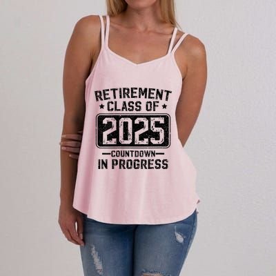 Retirement Class Of 2025 Countdown In Progress Women's Strappy Tank