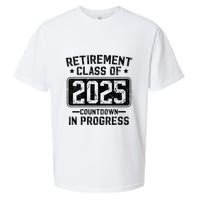 Retirement Class Of 2025 Countdown In Progress Sueded Cloud Jersey T-Shirt