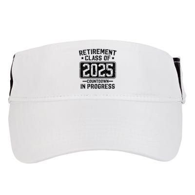 Retirement Class Of 2025 Countdown In Progress Adult Drive Performance Visor