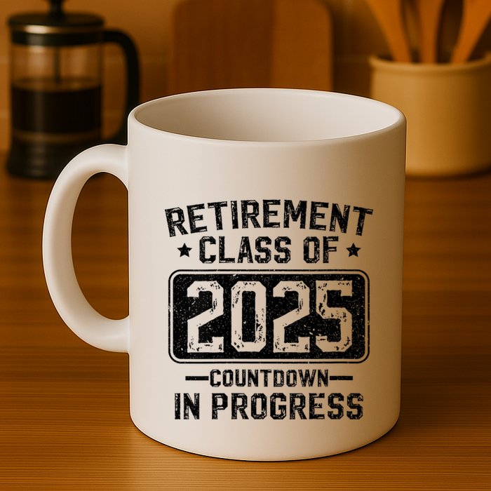 Retirement Class Of 2025 Countdown In Progress Mug
