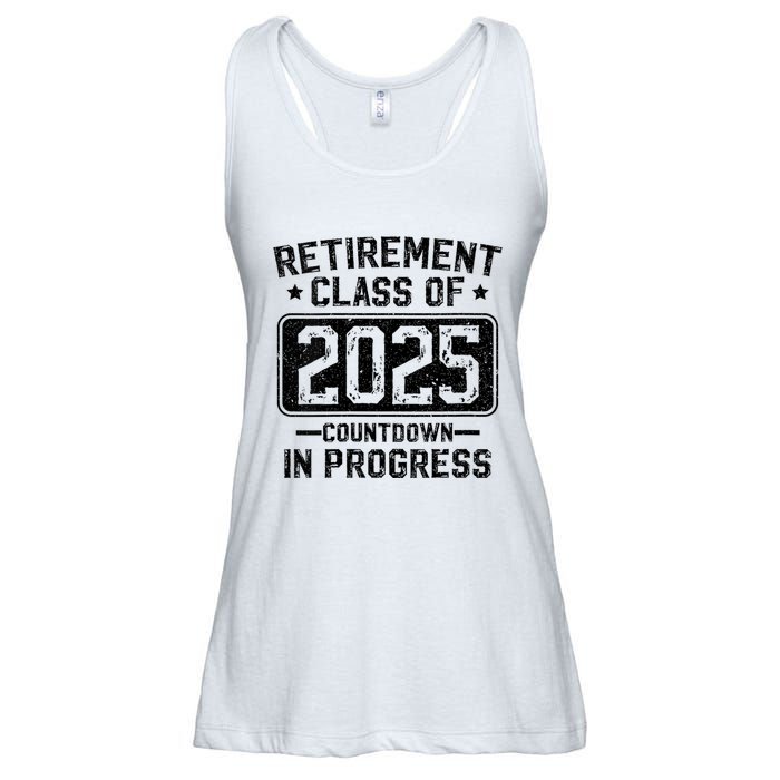 Retirement Class Of 2025 Countdown In Progress Ladies Essential Flowy Tank