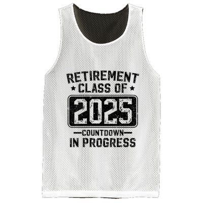 Retirement Class Of 2025 Countdown In Progress Mesh Reversible Basketball Jersey Tank