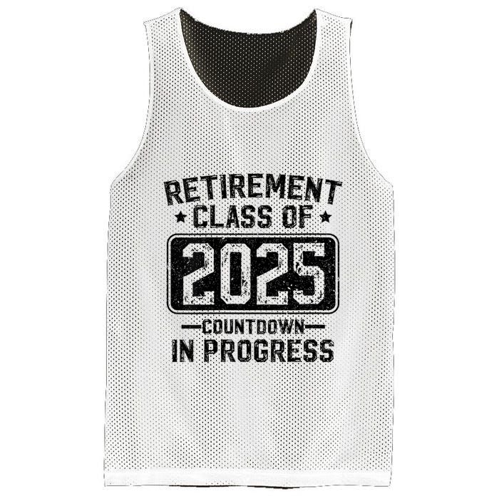 Retirement Class Of 2025 Countdown In Progress Mesh Reversible Basketball Jersey Tank