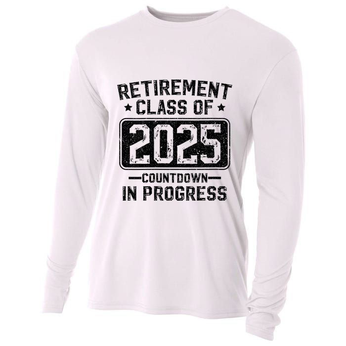 Retirement Class Of 2025 Countdown In Progress Cooling Performance Long Sleeve Crew
