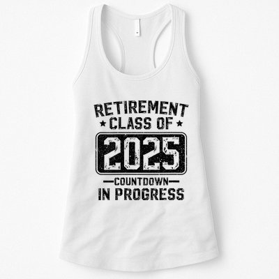 Retirement Class Of 2025 Countdown In Progress Womens Tank Top