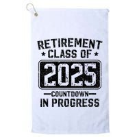 Retirement Class Of 2025 Countdown In Progress Golf Towel