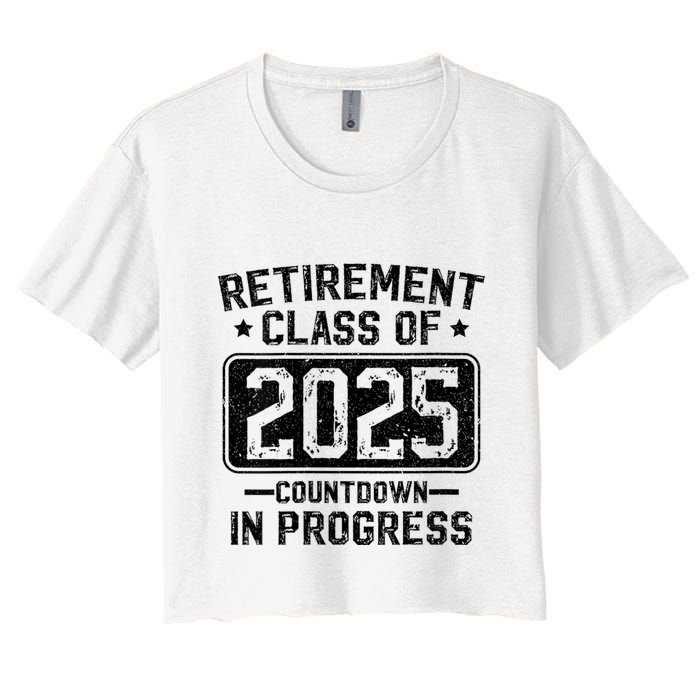 Retirement Class Of 2025 Countdown In Progress Crop Top