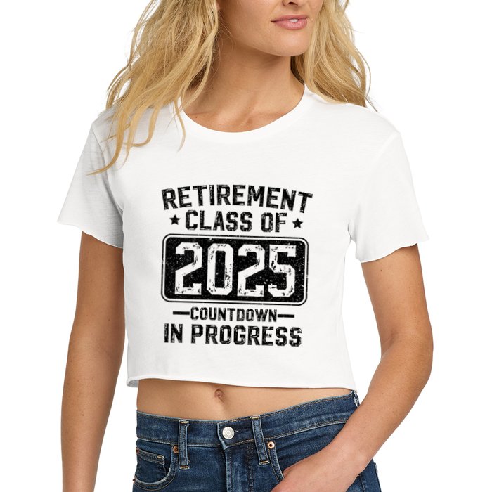 Retirement Class Of 2025 Countdown In Progress Crop Top