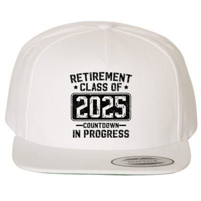 Retirement Class Of 2025 Countdown In Progress Wool Snapback Cap