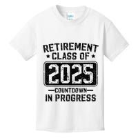 Retirement Class Of 2025 Countdown In Progress Kids T-Shirt