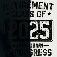 Retirement Class Of 2025 Countdown In Progress Infant Baby Jersey Bodysuit