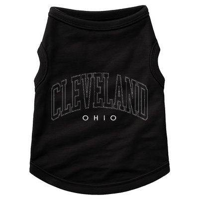 Retro Cleveland Ohio Vintage Souvenir Throwback Classic Doggie Tank