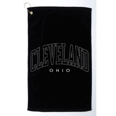 Retro Cleveland Ohio Vintage Souvenir Throwback Classic Golf Towel