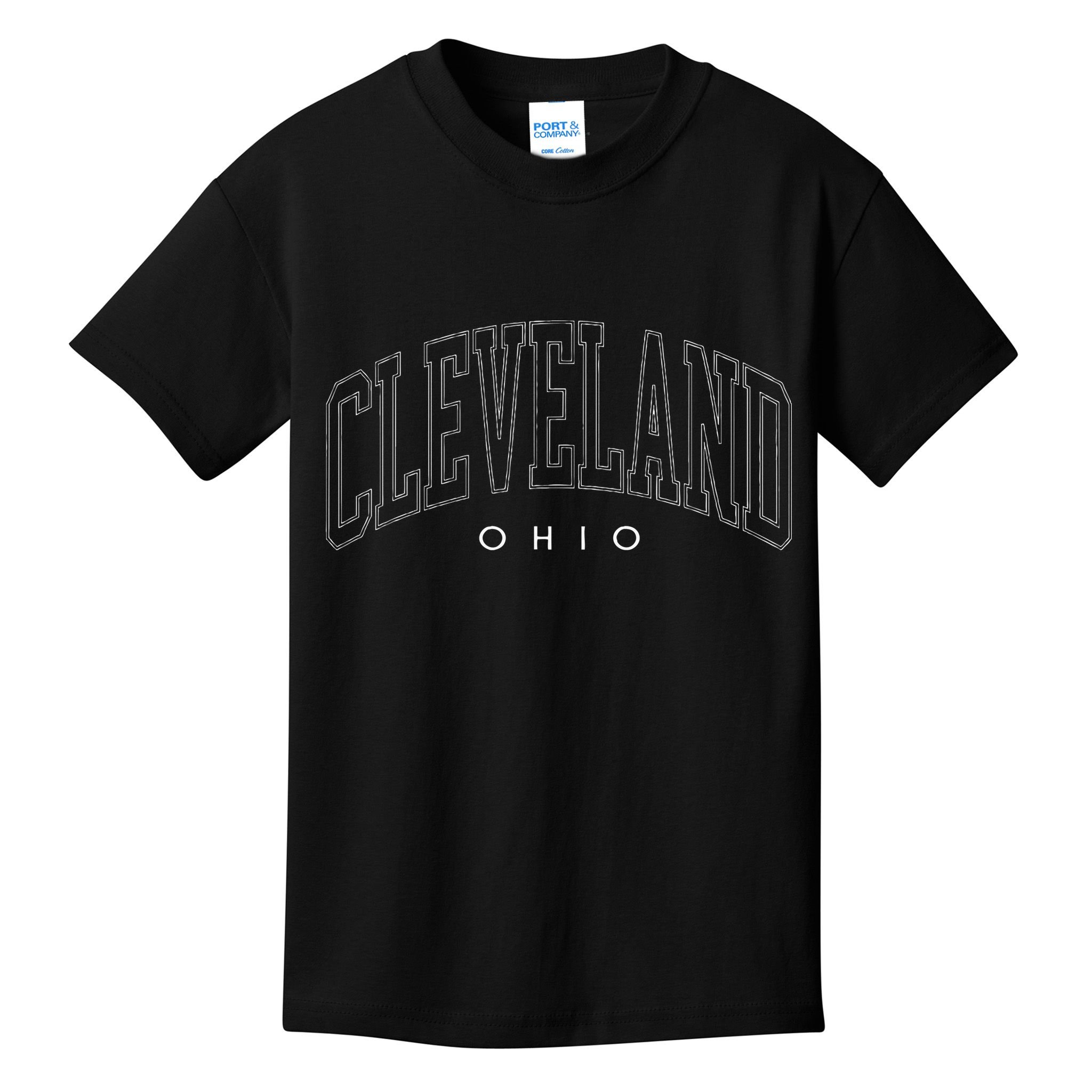 Retro Cleveland Ohio Vintage Souvenir Throwback Classic Kids T-Shirt