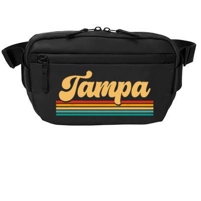 Retro City Of Tampa Florida Crossbody Pack