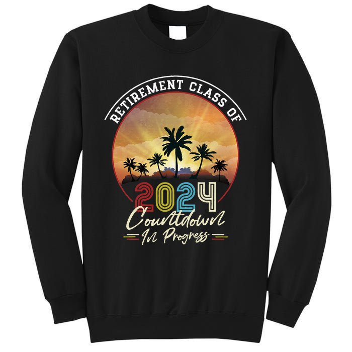 Retiret Class Of 2024 Countdown In Progress Vintage Sweatshirt