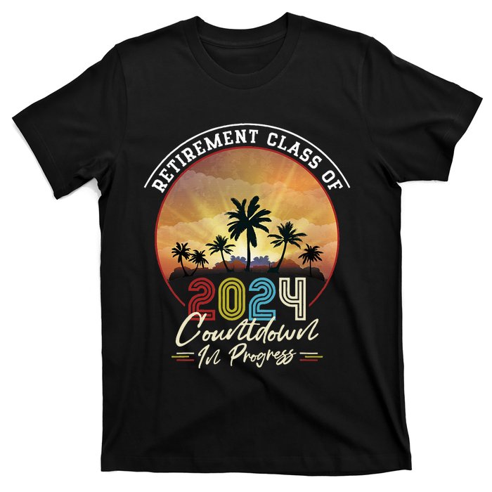 Retiret Class Of 2024 Countdown In Progress Vintage T-Shirt