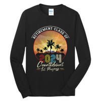 Retiret Class Of 2024 Countdown In Progress Vintage Tall Long Sleeve T-Shirt