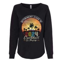 Retiret Class Of 2024 Countdown In Progress Vintage Womens California Wash Sweatshirt