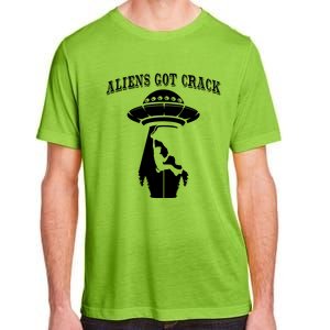 Rock Climbing Outdoors Sport Space Aliens Adult ChromaSoft Performance T-Shirt