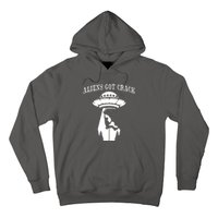 Rock Climbing Outdoors Sport Space Aliens Hoodie