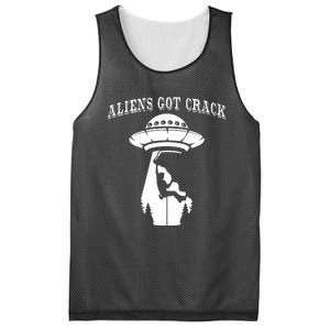 Rock Climbing Outdoors Sport Space Aliens Mesh Reversible Basketball Jersey Tank