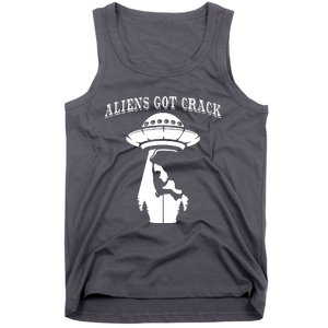 Rock Climbing Outdoors Sport Space Aliens Tank Top