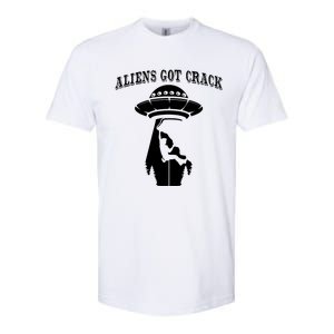 Rock Climbing Outdoors Sport Space Aliens Softstyle CVC T-Shirt