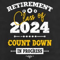 Retirement Class Of 2024 Count Down Funny Retiring Teacher Cool Comfort Performance Bucket Hat
