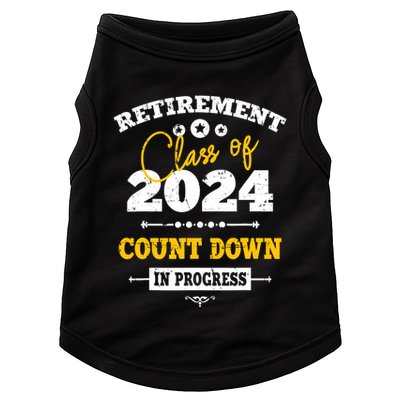 Retirement Class Of 2024 Count Down Funny Retiring Teacher Doggie Tank