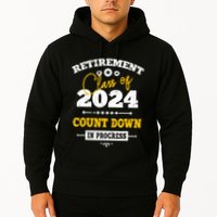 Retirement Class Of 2024 Count Down Funny Retiring Teacher Hoodie