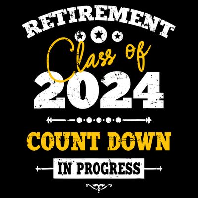Retirement Class Of 2024 Count Down Funny Retiring Teacher T-Shirt