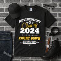 Retirement Class Of 2024 Count Down Funny Retiring Teacher Tall T-Shirt