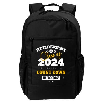 Retirement Class Of 2024 Count Down Funny Retiring Teacher Backpack